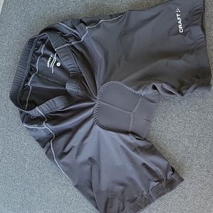 Craft padded bike shorts, size S, like new!
